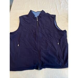 Peter Millar navy/ light blue reversible vest men XXL
